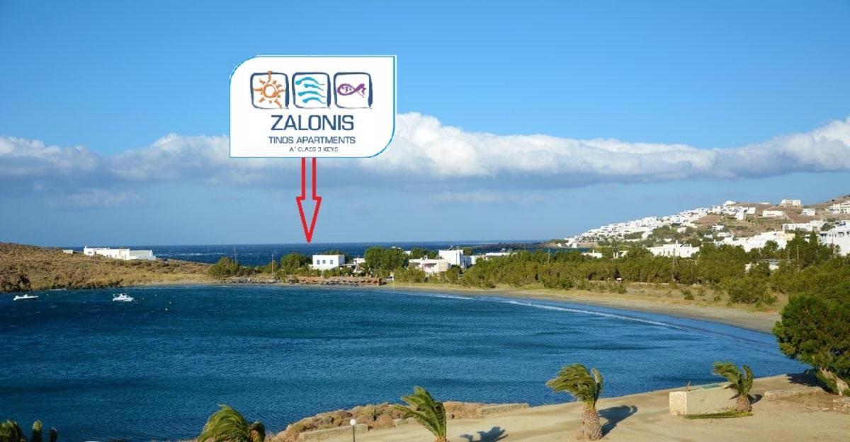Tinos Apartments Zalonis Ájosz Joánisz Kültér fotó