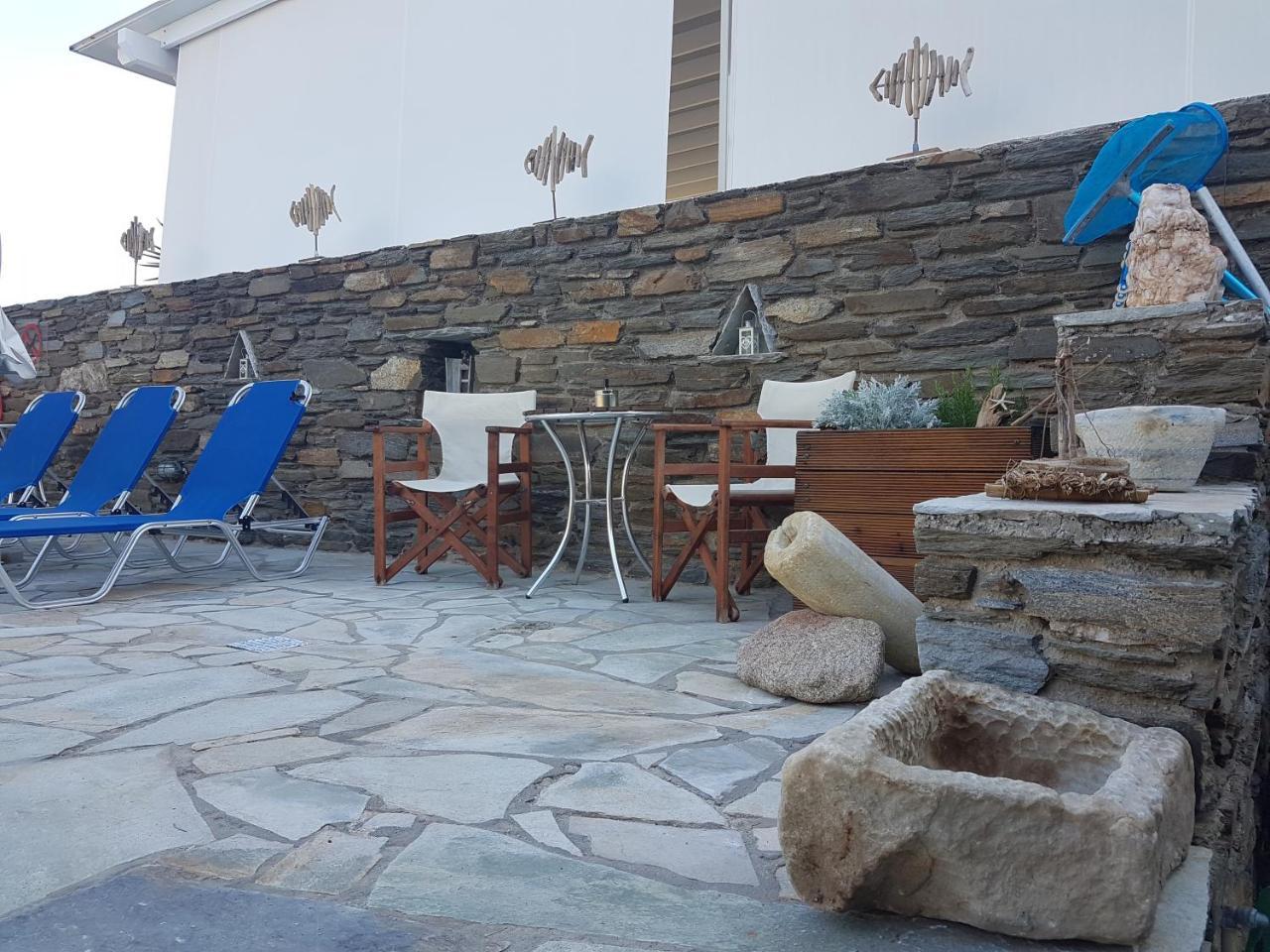 Tinos Apartments Zalonis Ájosz Joánisz Kültér fotó